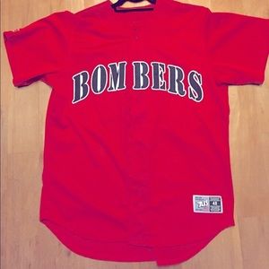 𝅺CUSTOM New York yankees Embroidered Bronx Bombers 42 jerseys Jersey